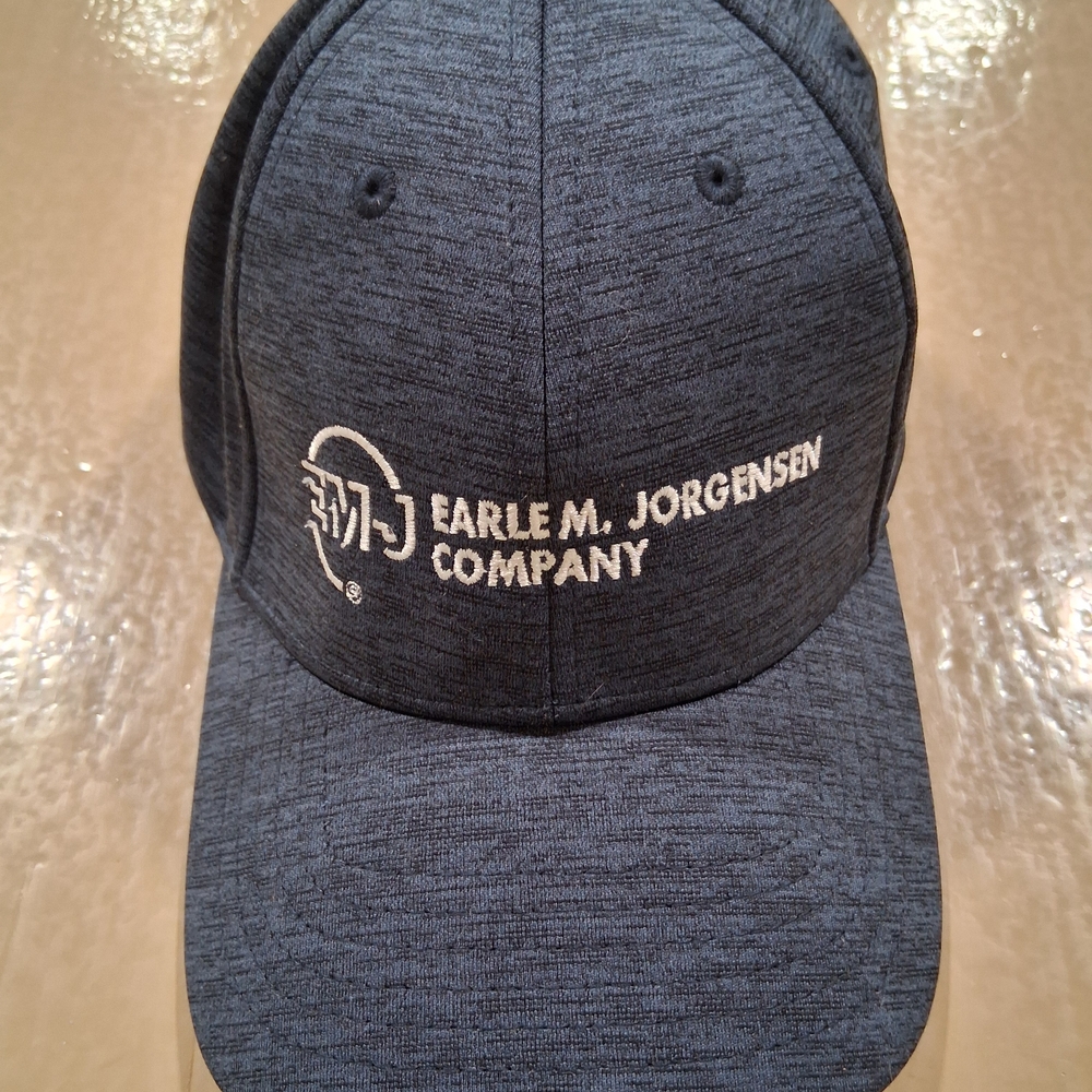 EMJ Trucker Hat Cap Mens Black Snapback Earle M. Jorgensen Steel Metal Company